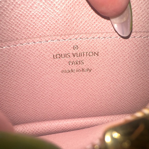 🎀 Louis Vuitton Rose Ballerine Epi Trunk multi cartes - Picture 9 of 15